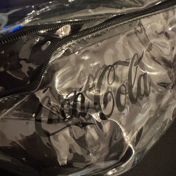 Coca Cola Handbags - Coca-Cola Transparent Bag with Black Details